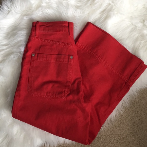 NWOT TopShop Red Culottes - Picture 2 of 4
